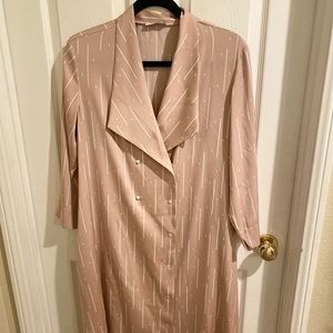 M.M. Lafleur Nikita Dress Morse Codes Blush/Ivory